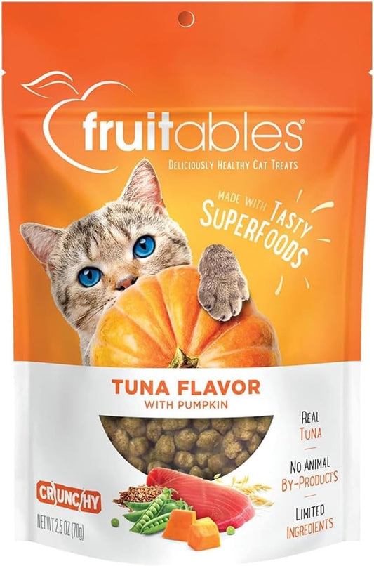 Crunchy Cat Treats | Healthy Cat Treats with Limited Ingredients | Low Calorie | 2.5 Ounces