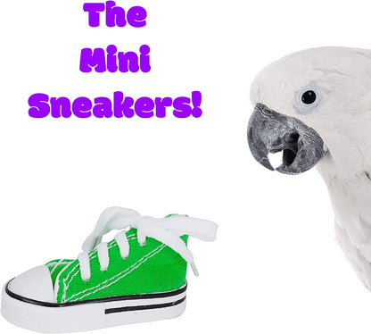 12 Mini Sneakers  Foot Beak Parrot Parrotlet Quaker Budgie Finch Conure Cockateil