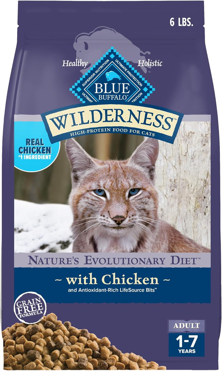 Wilderness High Protein Grain Free, Natural Adult Dry Cat Food