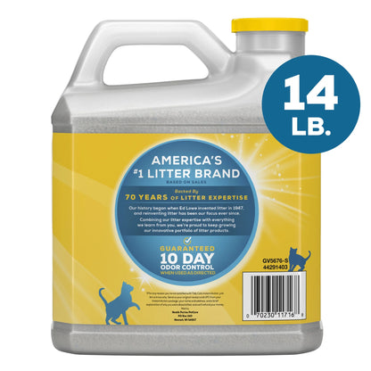 Purina  Instant Action Clumping Cat Litter, Natural, Low Dust, Odor Control, 14 Lb. Jug