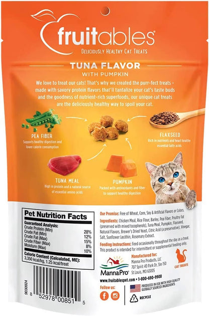 Crunchy Cat Treats | Healthy Cat Treats with Limited Ingredients | Low Calorie | 2.5 Ounces