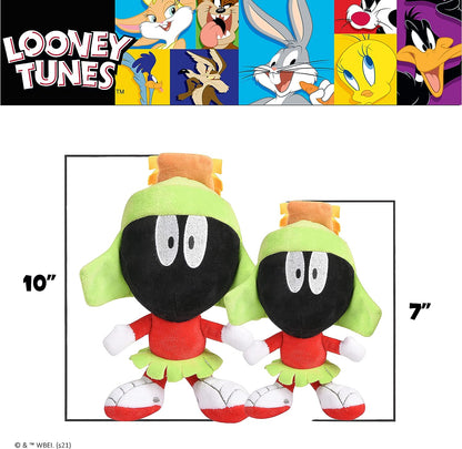 for Pets Marvin the Martian Big Head Plush Dog Toy Stuffed Animal for Dog- Dog Toy for All Dogs - Cute Squeak Toy for Dogs in Green Yellow and Black